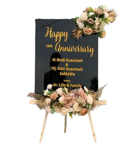 Papan Bunga Akrilik Sukowiryo