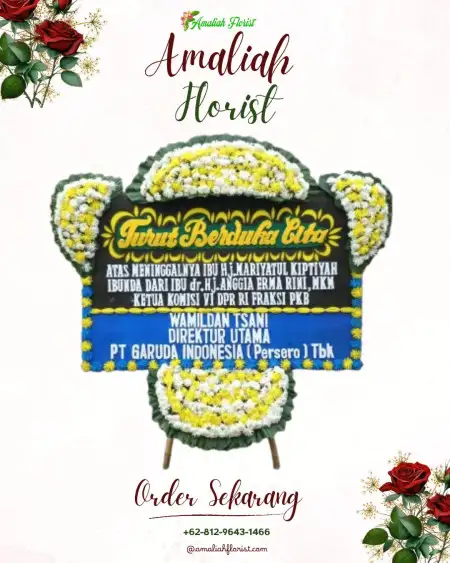 Papan Bunga Duka Sukowiryo